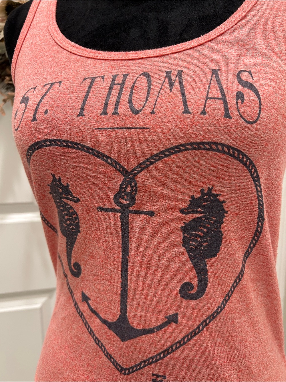 Billabong Women’s Coral Heather St. Thomas Nautical Tank XS